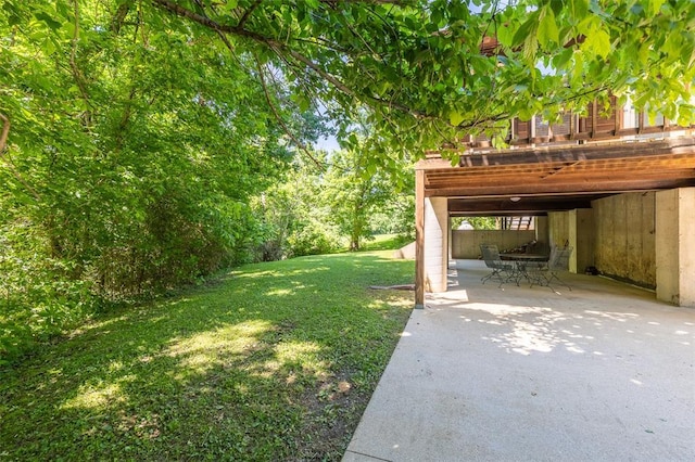 765 Carter 103, Van Buren, MO 63965 - view of grassy yard featuring a patio