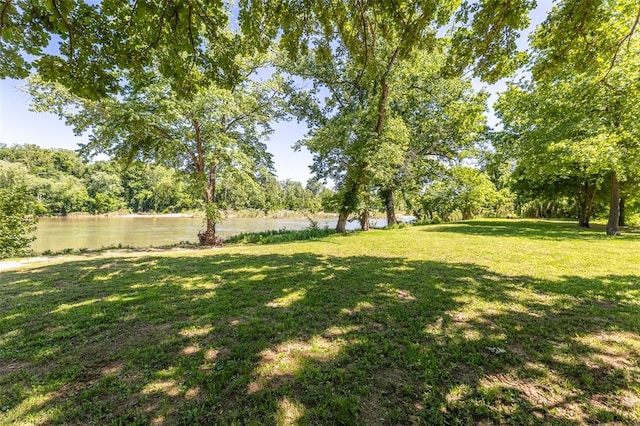 765 Carter 103, Van Buren, MO 63965 - view of green lawn featuring a water view