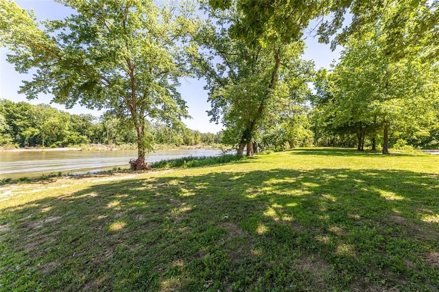 765 Carter 103, Van Buren, MO 63965 - view of grassy yard featuring a water view