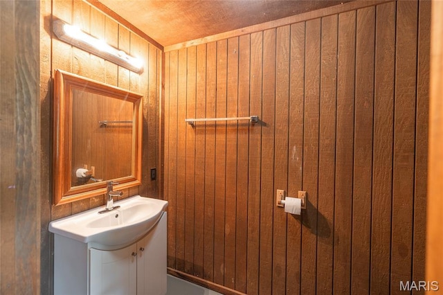 13399 S US Highway 63, Rolla, MO 65401 - bathroom with wooden walls and vanity