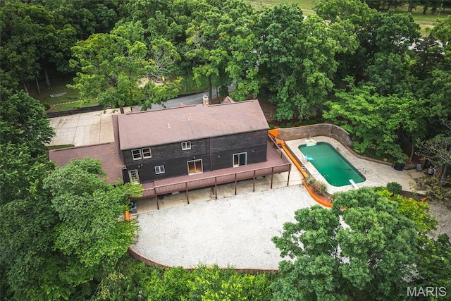 13399 S US Highway 63, Rolla, MO 65401 - aerial view of a pool