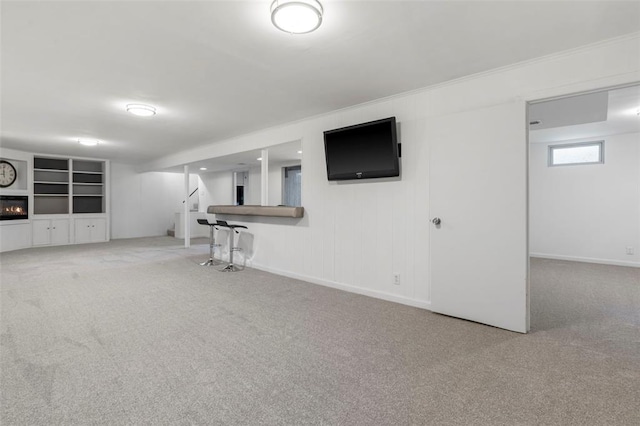 1090 Apache Dr, Florissant, MO 63033 - basement with carpet and baseboards