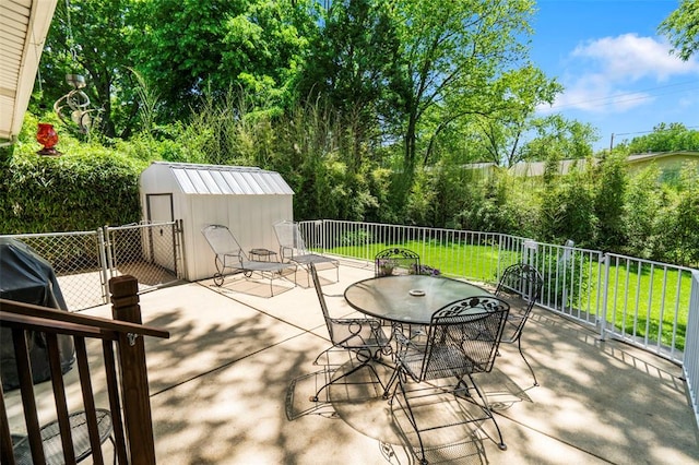 1090 Apache Dr, Florissant, MO 63033 - view of patio / terrace featuring outdoor dining area