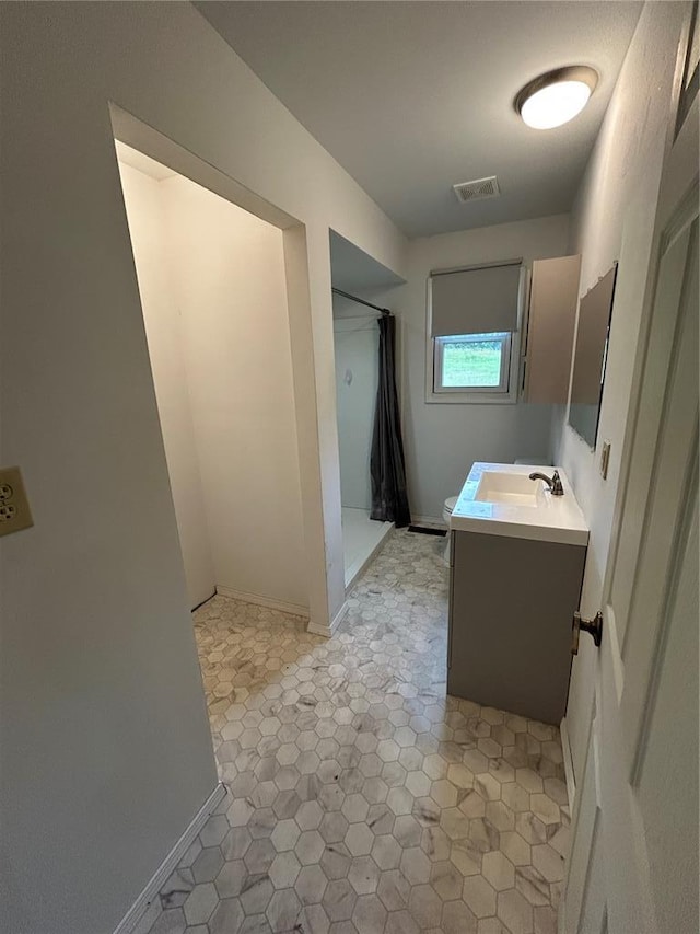 21008 W State Highway 47, Lonedell, MO 63060 - full bathroom with vanity and a shower with curtain