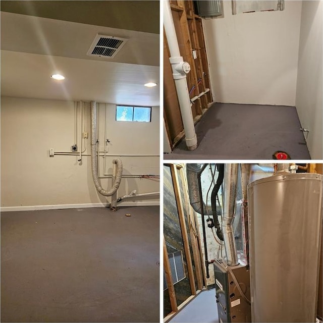 10619 Alliance Dr, Saint Louis, MO 63136 - basement featuring recessed lighting and baseboards