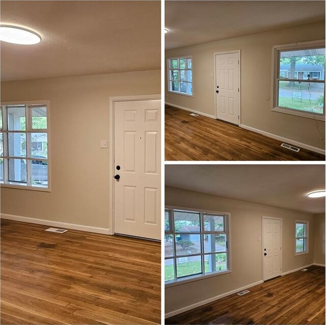 10619 Alliance Dr, Saint Louis, MO 63136 - entrance foyer with wood finished floors and baseboards