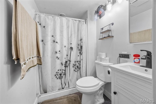 2850 S Hwy W, Winfield, MO 63389 - bathroom with vanity and a shower with shower curtain