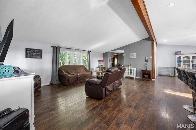 2850 S Hwy W, Winfield, MO 63389 - living area featuring wood-type flooring and recessed lighting