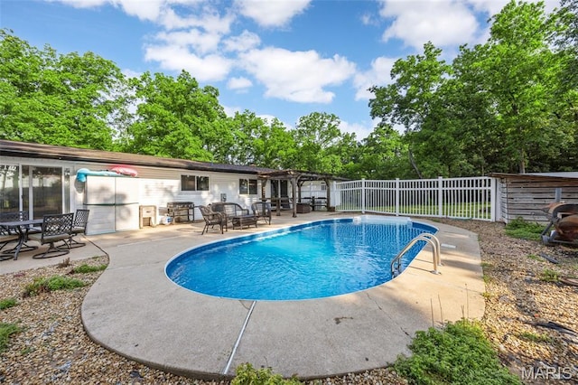 2850 S Hwy W, Winfield, MO 63389 - view of pool featuring a pergola and a patio area