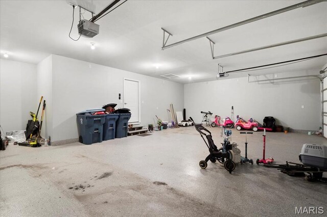 8743 Cardinal Creek Dr, Saint Jacob, IL 62281 - garage featuring a garage door opener