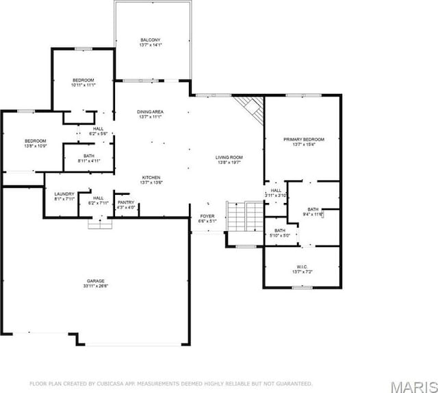 8743 Cardinal Creek Dr, Saint Jacob, IL 62281 - floor plan / room layout