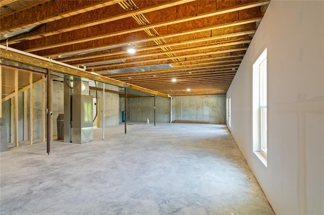 14682 N State Highway 21, Cadet, MO 63630 - below grade area featuring heating unit and healthy amount of natural light
