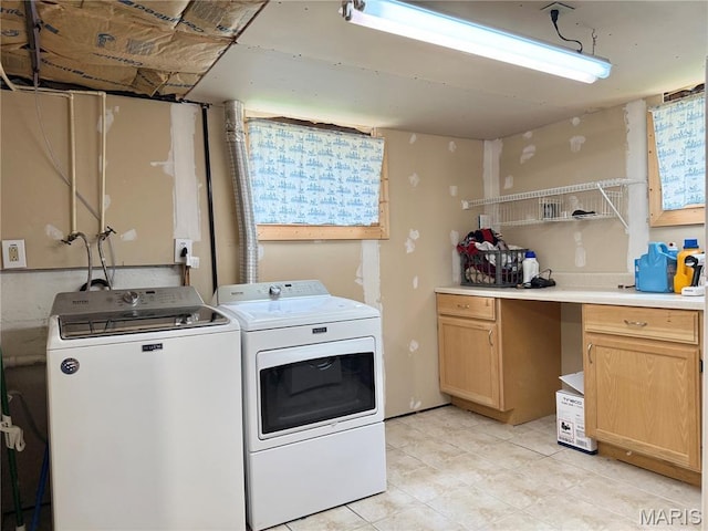 1106 Raab Ave, Belleville, IL 62220 - washroom with independent washer and dryer and light tile patterned flooring