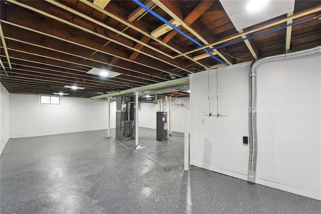 1901 Bainbridge Dr, Saint Louis, MO 63133 - below grade area featuring water heater and heating unit
