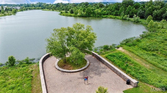 102 Riparian Dr, Ofallon, MO 63368 - bird's eye view of a nearby body of water