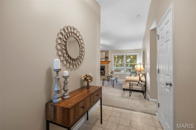 30 Citori Ct, Troy, MO 63379 - corridor featuring baseboards, light colored carpet, and light flooring