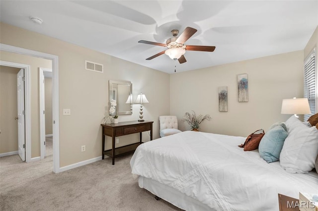 30 Citori Ct, Troy, MO 63379 - bedroom featuring baseboards, light colored carpet, and a ceiling fan