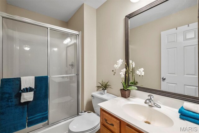 30 Citori Ct, Troy, MO 63379 - bathroom featuring an enclosed shower, vanity, and toilet