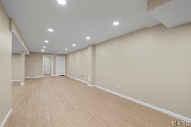 30 Citori Ct, Troy, MO 63379 - finished basement featuring baseboards, recessed lighting, and light wood-style floors
