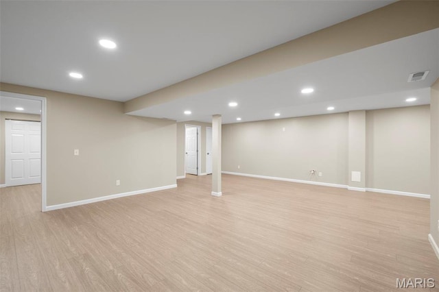 30 Citori Ct, Troy, MO 63379 - finished basement featuring baseboards, light wood-type flooring, and recessed lighting