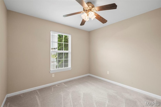 171 Majestic Lakes Blvd, Moscow Mills, MO 63362 - carpeted spare room featuring baseboards and ceiling fan