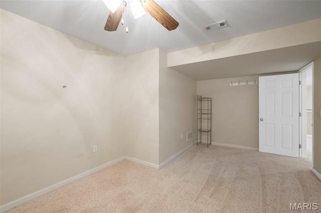 171 Majestic Lakes Blvd, Moscow Mills, MO 63362 - carpeted spare room featuring a ceiling fan and baseboards