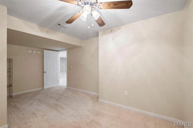 171 Majestic Lakes Blvd, Moscow Mills, MO 63362 - carpeted spare room with baseboards and ceiling fan