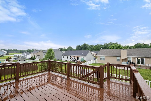 171 Majestic Lakes Blvd, Moscow Mills, MO 63362 - deck with a residential view