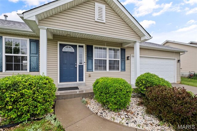 2231 Central Park Dr, Troy, MO 63379 - view of front of property featuring a garage and driveway