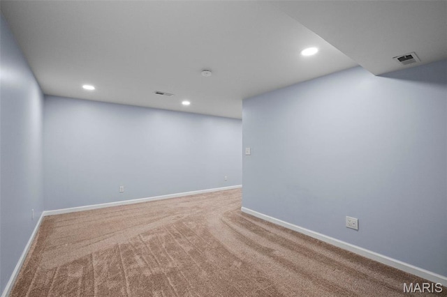 2231 Central Park Dr, Troy, MO 63379 - carpeted empty room with recessed lighting, baseboards, and a smoke detector