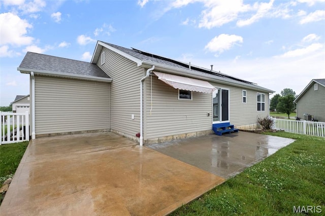 2231 Central Park Dr, Troy, MO 63379 - rear view of house featuring entry steps and a patio area