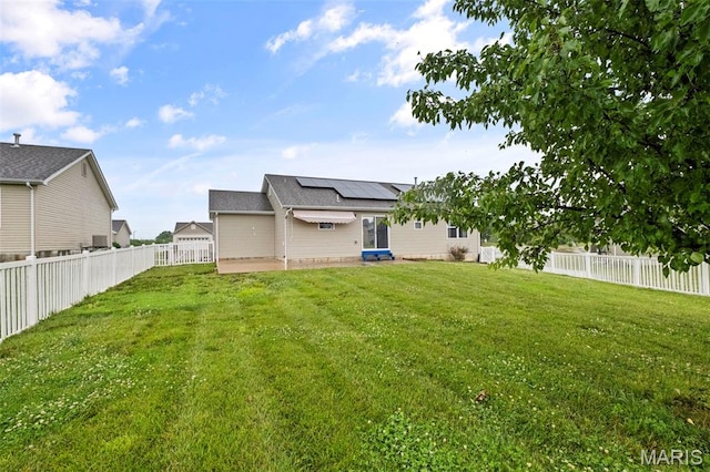 2231 Central Park Dr, Troy, MO 63379 - rear view of house featuring solar panels