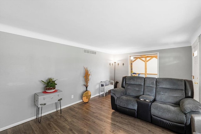 9513 Sequoia Ct, Affton, MO 63123 - living room featuring wood finished floors and baseboards