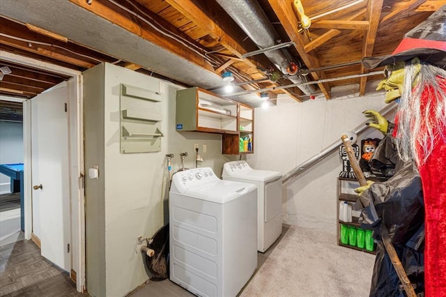 9513 Sequoia Ct, Affton, MO 63123 - laundry area featuring separate washer and dryer