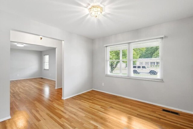 13105 Dartagnan Ct, Creve Coeur, MO 63141 - spare room with light wood-type flooring and baseboards