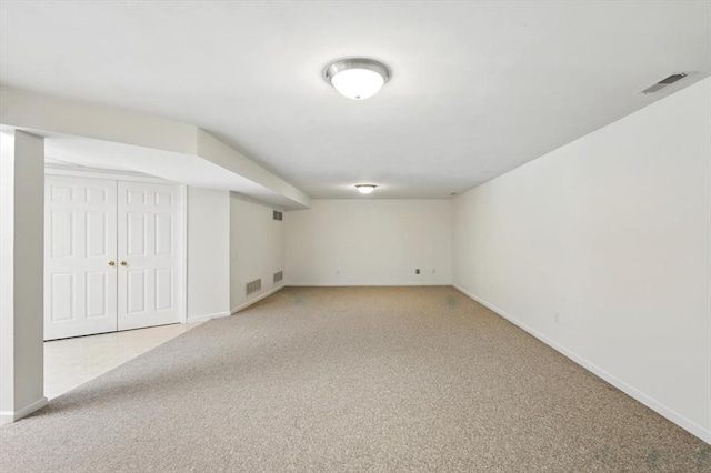 13105 Dartagnan Ct, Creve Coeur, MO 63141 - finished basement featuring light colored carpet and baseboards