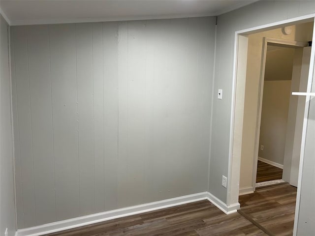 1910 E B St E, Belleville, IL 62221 - spare room featuring dark wood finished floors and baseboards