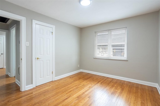 3210 Capehart Dr, Saint Louis, MO 63121 - empty room featuring light wood-style floors and baseboards