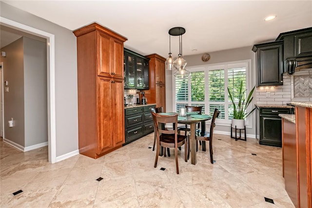 23 Vouga Ln, Frontenac, MO 63131 - dining room featuring baseboards and recessed lighting