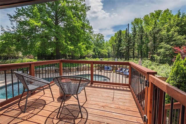 23 Vouga Ln, Frontenac, MO 63131 - deck with a fenced backyard
