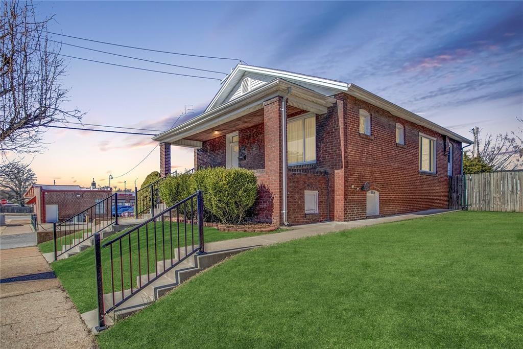 4159 Quincy, Saint Louis, MO 63116 - view of side of home featuring brick siding