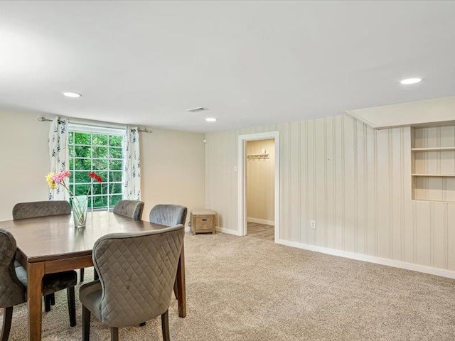 211 Country Club Ln, Belleville, IL 62223 - carpeted dining area featuring recessed lighting and baseboards