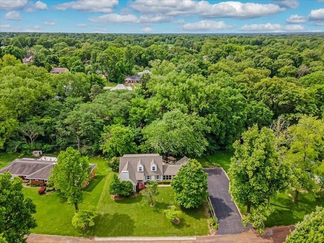 211 Country Club Ln, Belleville, IL 62223 - view from above of property featuring a forest