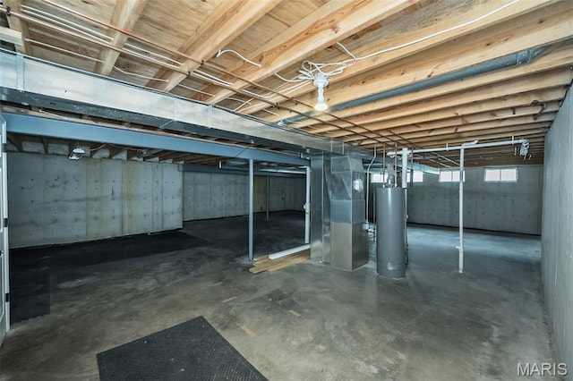 403 Autumn Farms Ct, Wentzville, MO 63385 - below grade area featuring gas water heater and heating unit