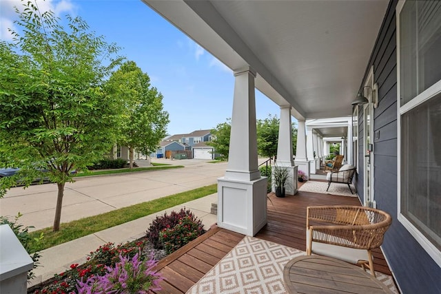 3516 Broad St, Saint Charles, MO 63301 - porch with a residential view