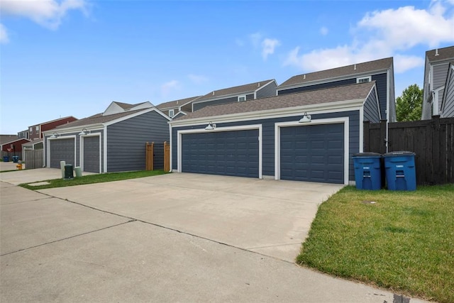 3516 Broad St, Saint Charles, MO 63301 - view of front of property with driveway and a garage