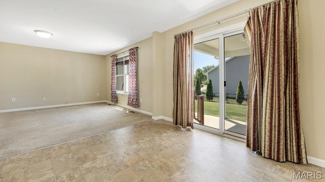 1101 Gulfstream Way, Mascoutah, IL 62258 - spare room with healthy amount of natural light and light carpet
