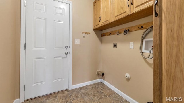 1101 Gulfstream Way, Mascoutah, IL 62258 - washroom with cabinet space, hookup for a washing machine, hookup for an electric dryer, and gas dryer hookup