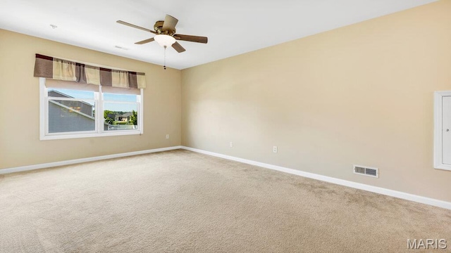 1101 Gulfstream Way, Mascoutah, IL 62258 - unfurnished room with a ceiling fan and carpet