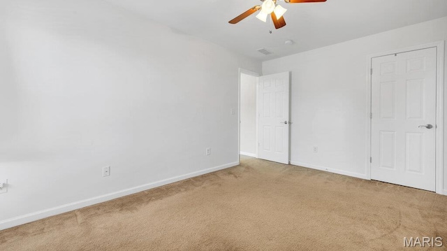 1101 Gulfstream Way, Mascoutah, IL 62258 - unfurnished bedroom with carpet flooring and a ceiling fan